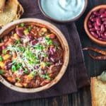 Slow Cooker Chili with Turkey and Sausage