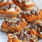 The perfect fall appetizer: sweet potato crostini