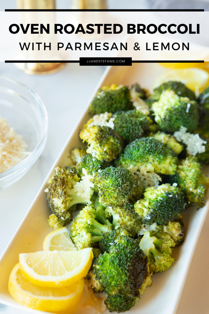 Oven Roasted Broccoli Recipe with Lemon and Parmesan