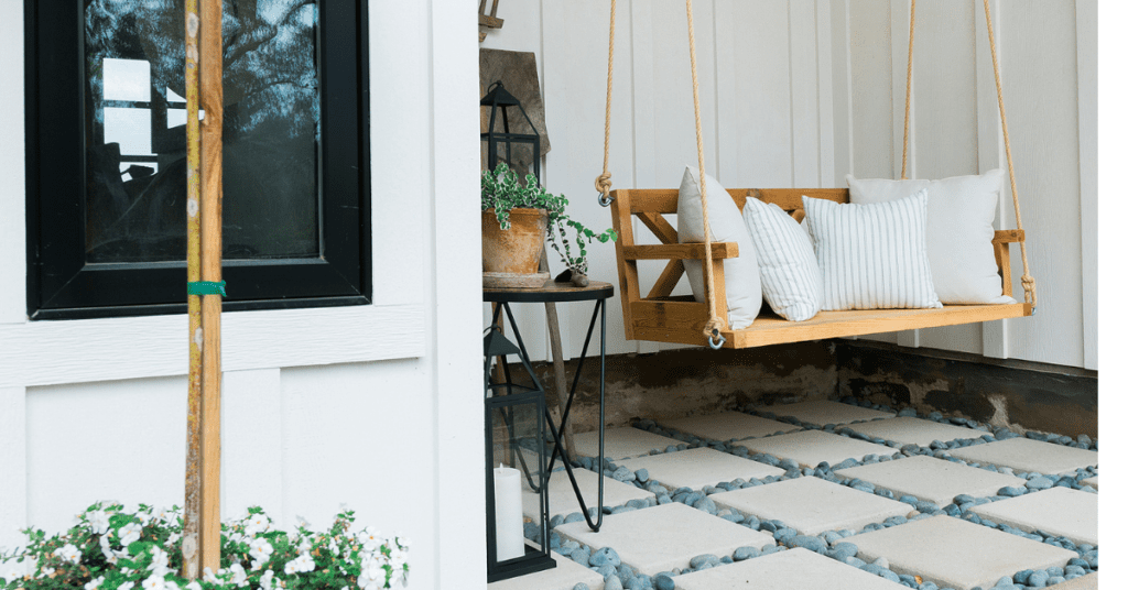 how to make a porch swing
