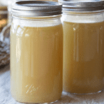 homemade chicken broth