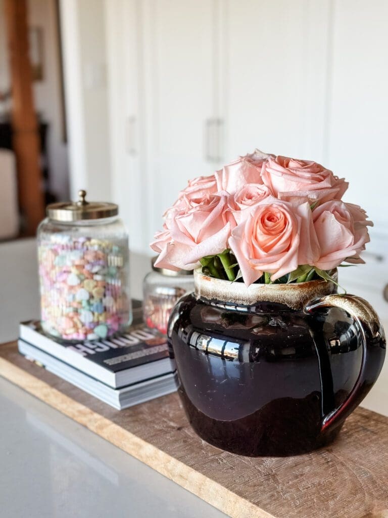 How to add simple and subtle Valentine's Day decor into your home. 